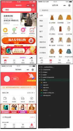 微信小程序购物商城模板开发源码