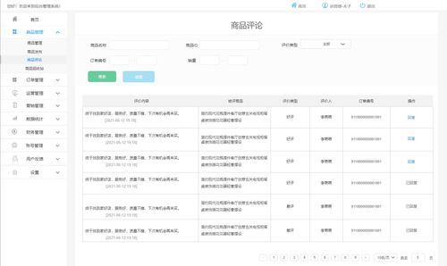商城后台管理系统功能概述